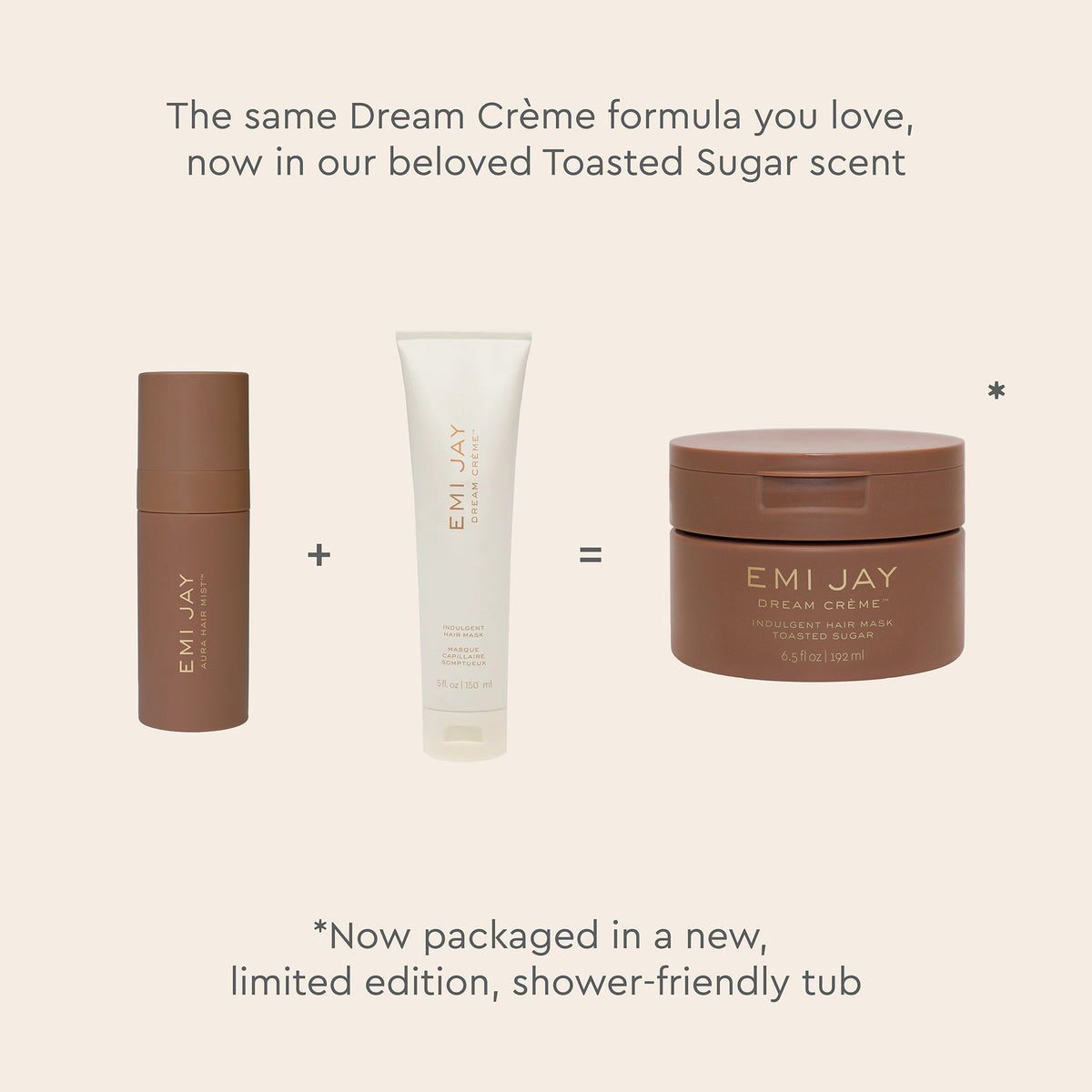 Dream Crème™ Hydrating Hair Mask in Toasted Sugar™