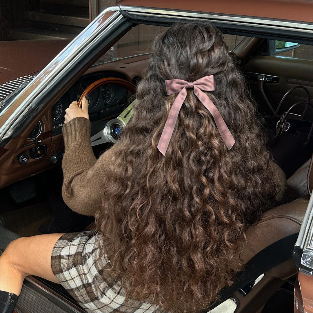 Bow Barrette in Fireside