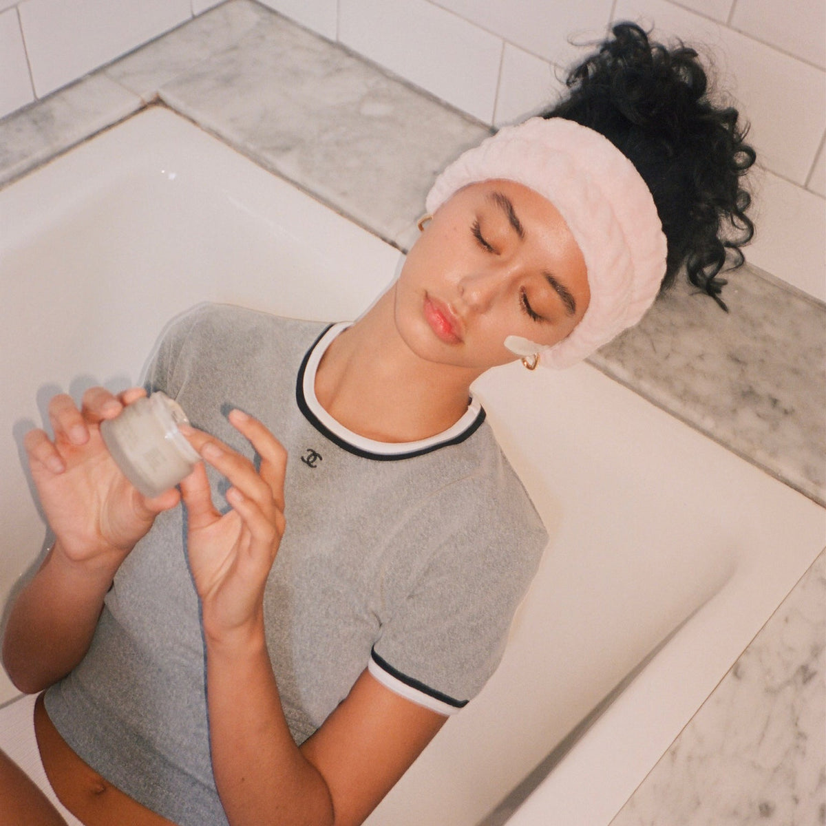Cloud Headband in Cream Puff