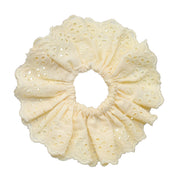 Eyelet Scrunchie in Daylily