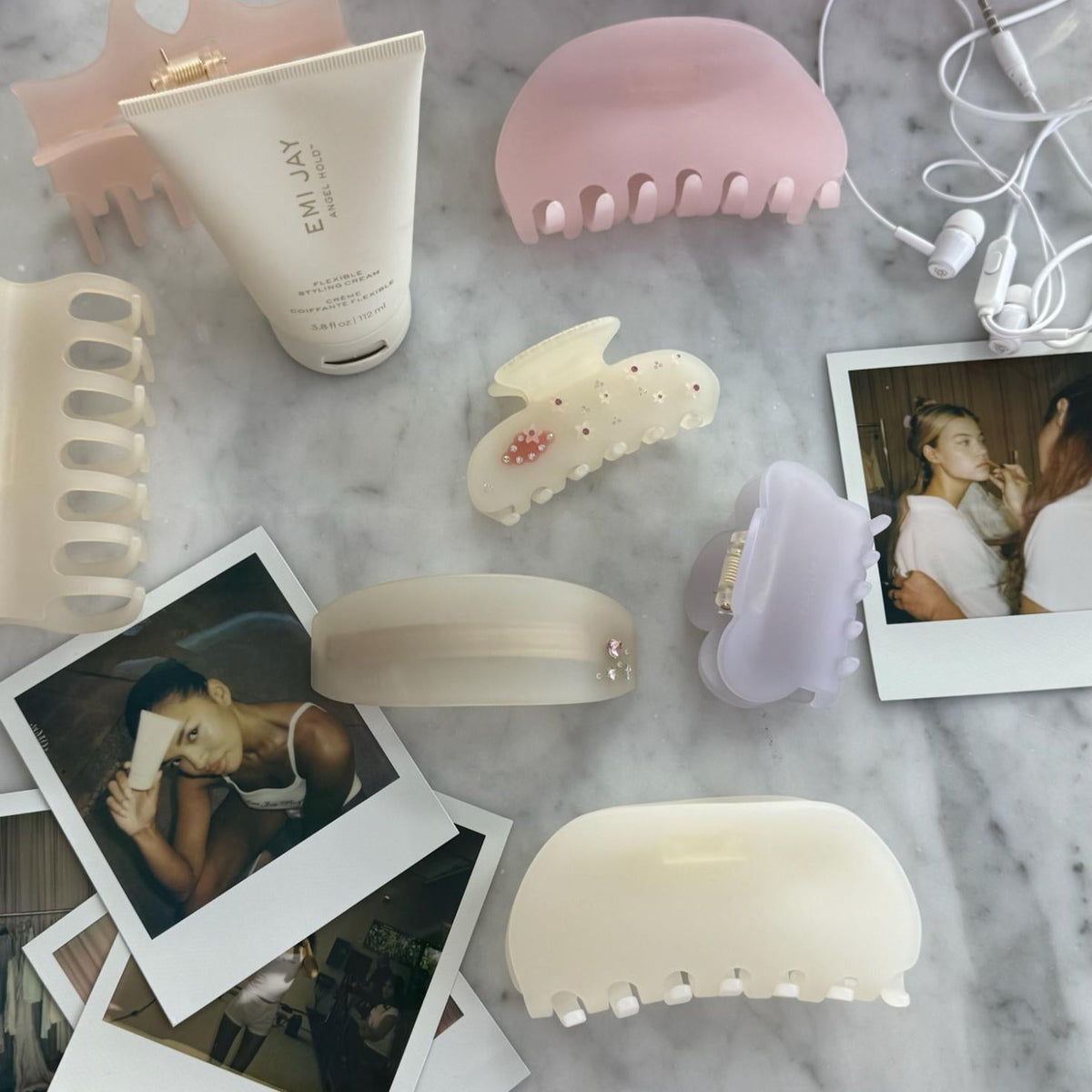 Mini Cloud Clip in Lilac Smoke