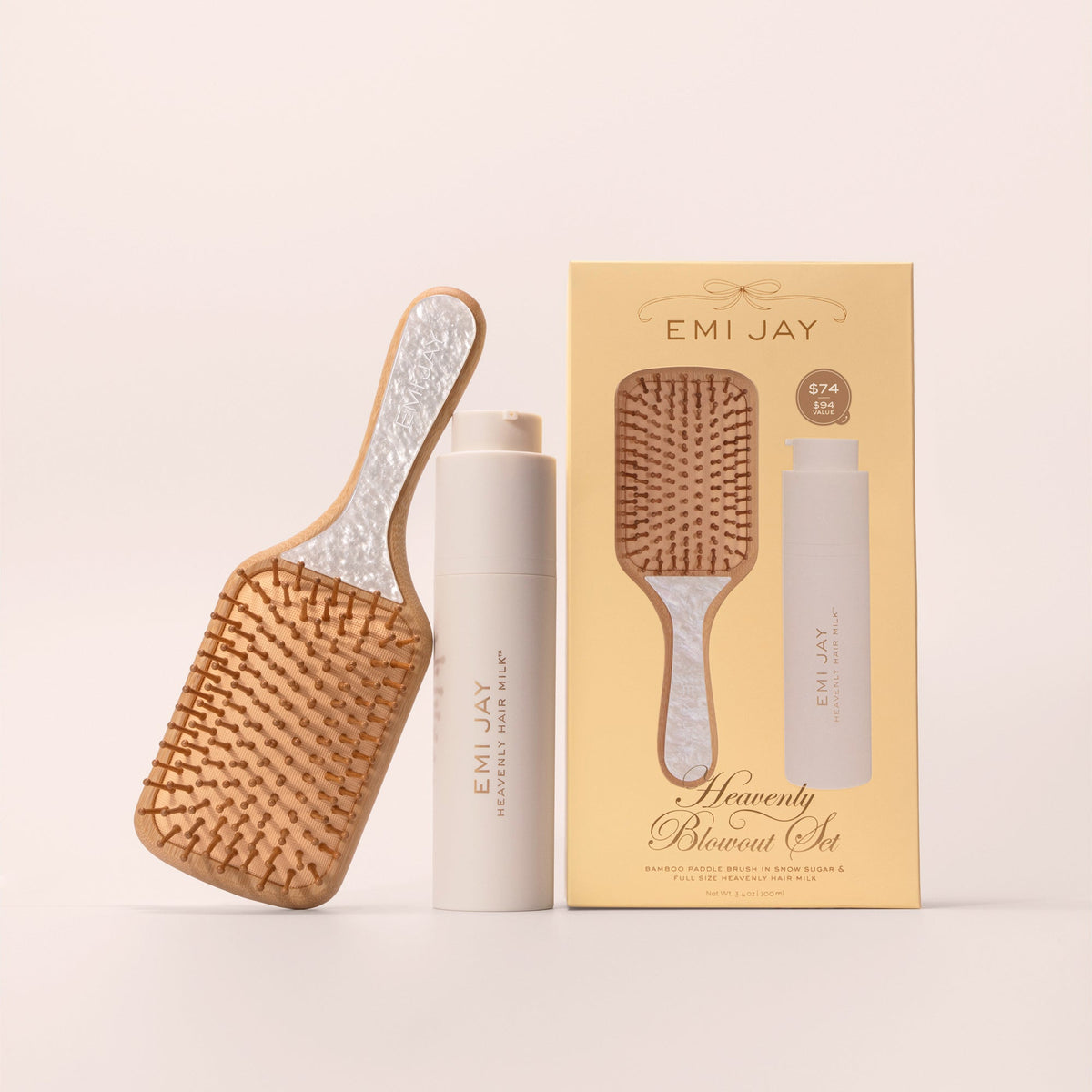Heavenly Blowout Gift Set standing up