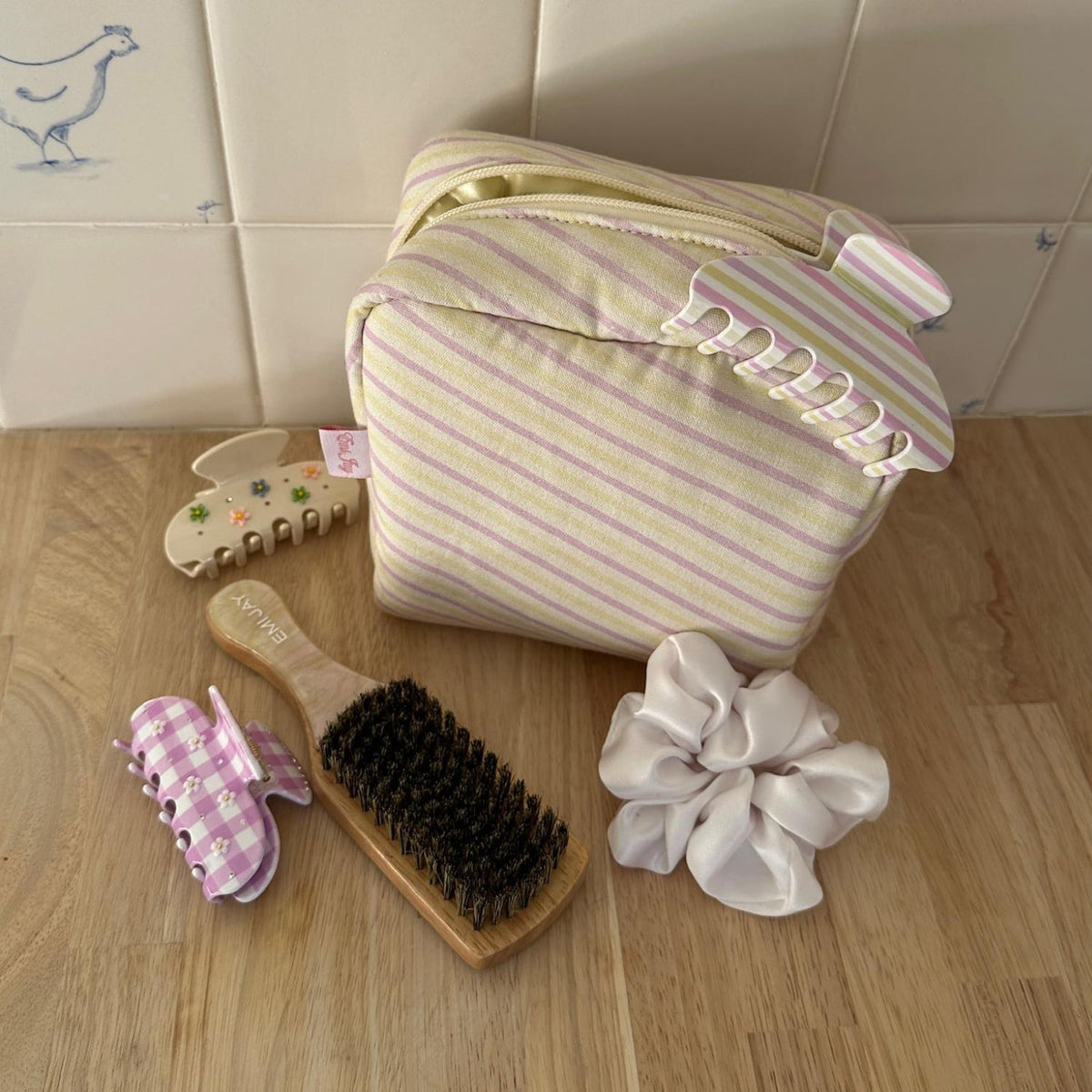 Linen Pouch in En Route