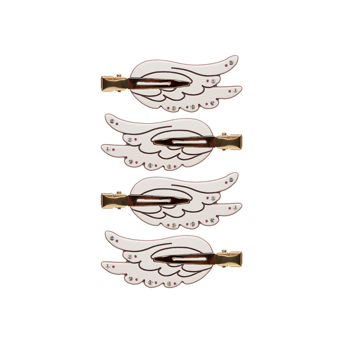 Angel Wing Popstar Clips in Dove Wing