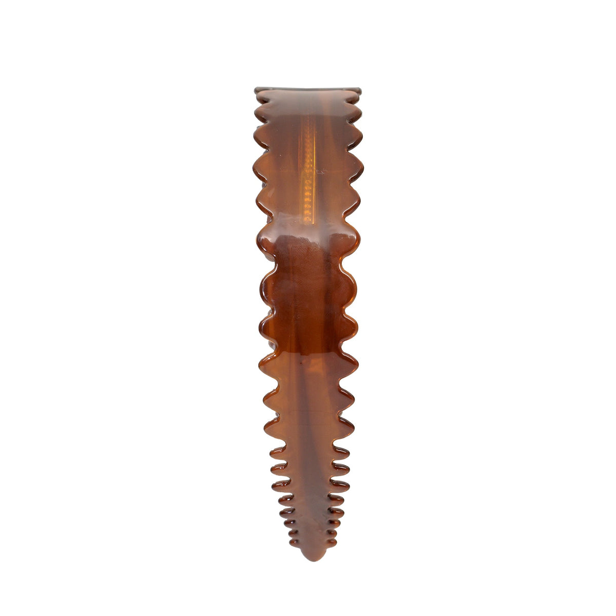 Side view Starlet Headband in Scalloped Amber