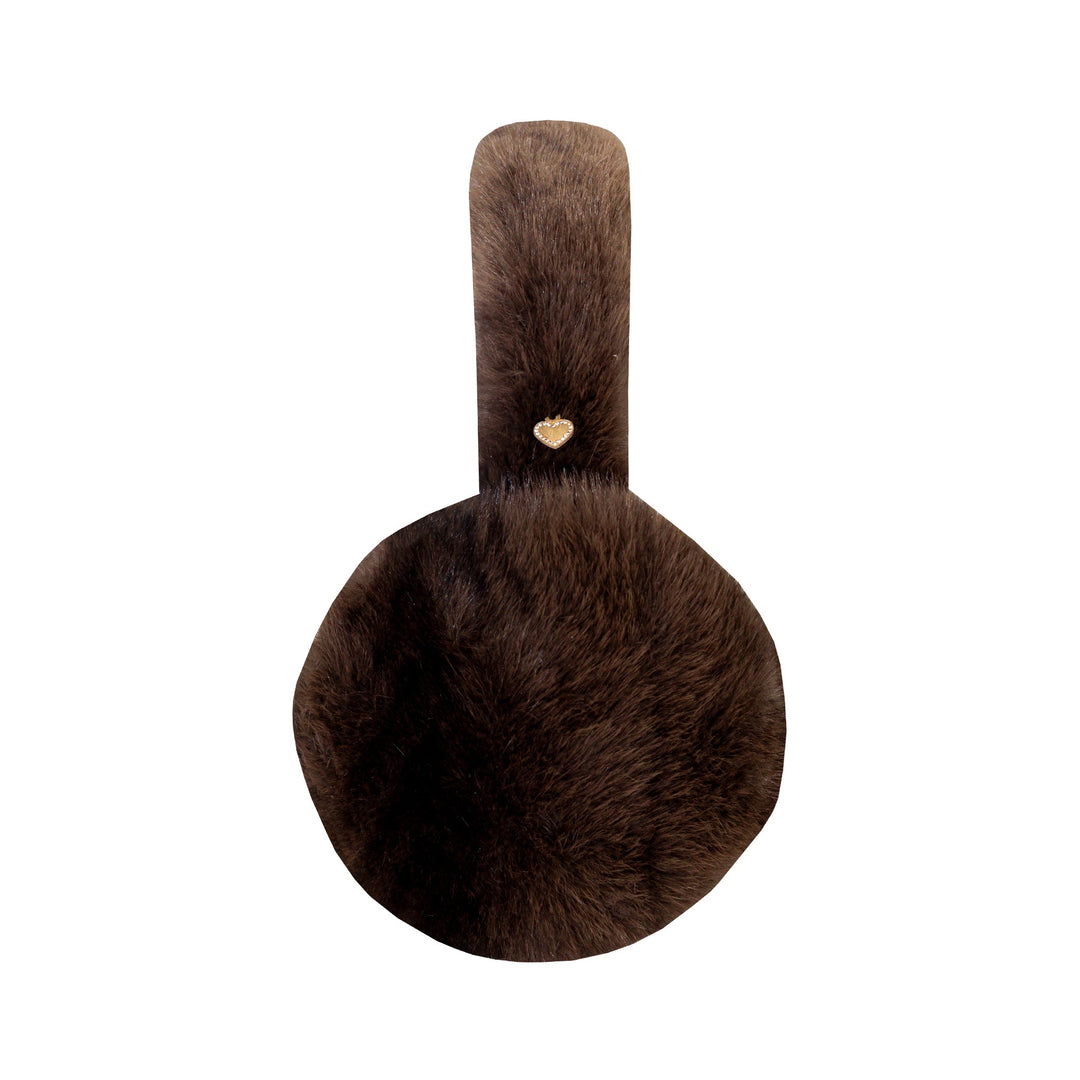 Sugar Muffs faux fur earmuffs in Espresso Martini