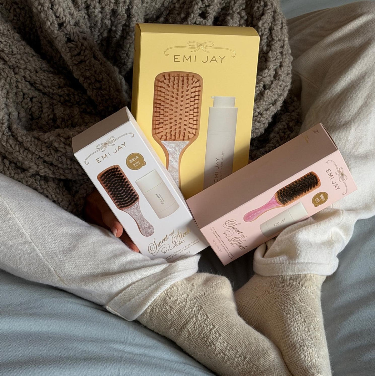 Sweet and Sleek Styling Gift Set in Pink Sugar
