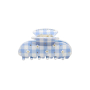 Sweetheart Clip in Daisy Blue Picnic