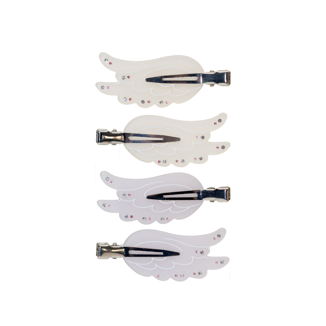 Popstar Creaseless Makeup Angel Wing Hair Clips in Lilac Smoke