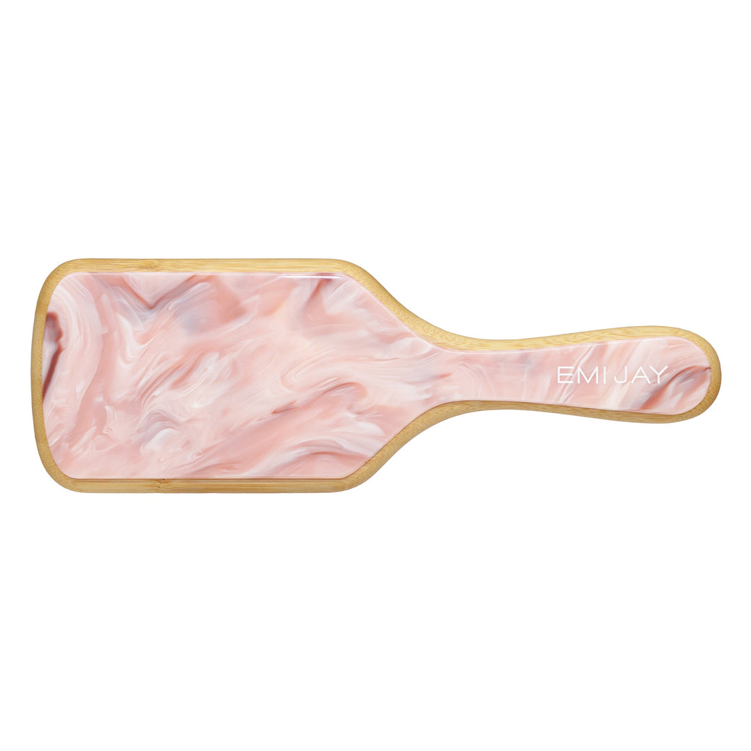 Bamboo Paddle Brush in Pink Chantilly