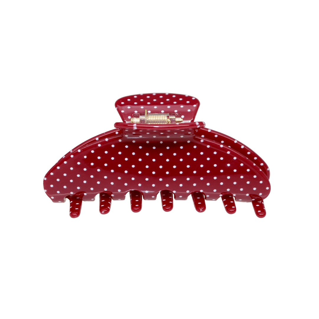Big Effing Clip in Cherry Polka Dot