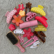 Big Effing Clip in Citrus Polka Dot