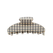 Big Effing Clip in Cozy Cloud Gingham