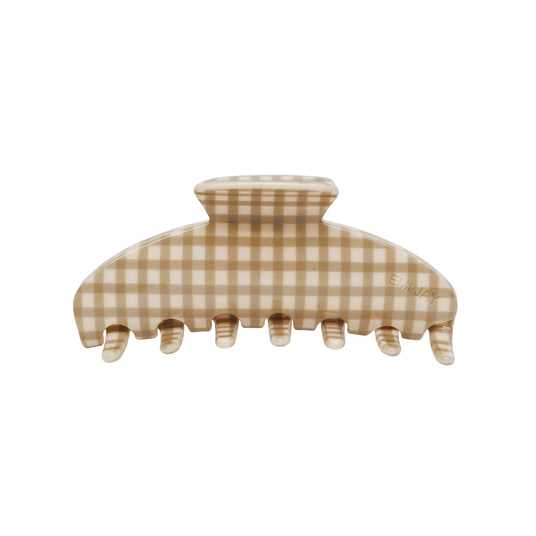 Big Effing Clip in Gingerbread Gingham