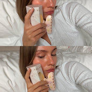 model holding blind box and sweetheart clip in love you more