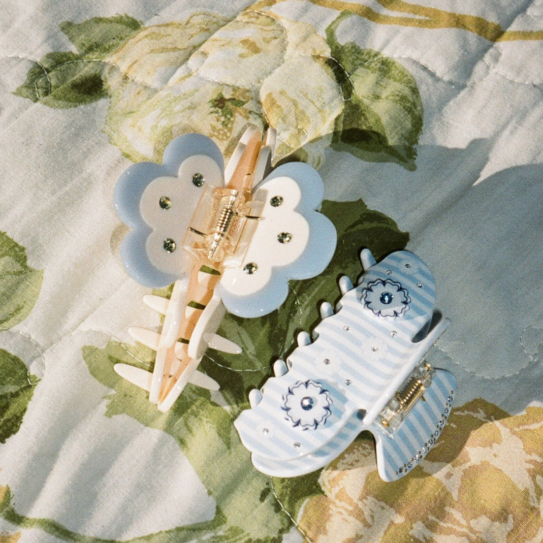 Sweetheart Clip in Blue Breeze