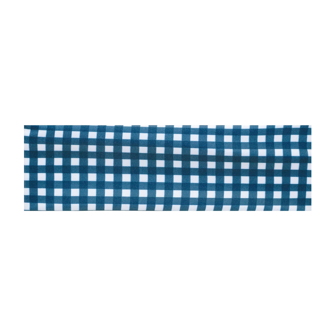 Infinity Headband in Navy Gingham