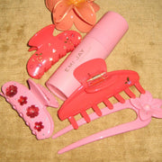 assorted emi jay hair accessories with aura hair + body mist in lychee baby
