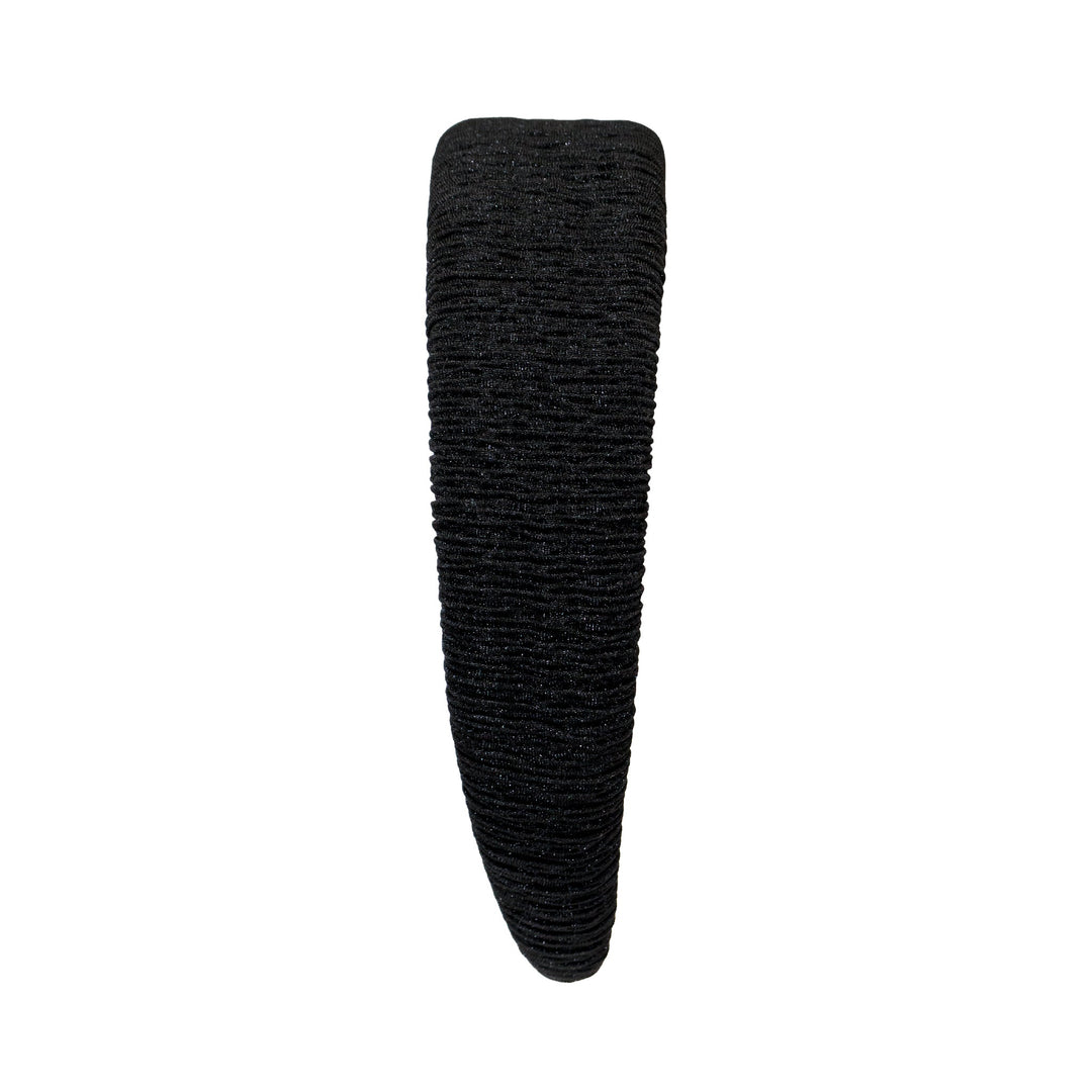 Halo Headband in Black Ruffle
