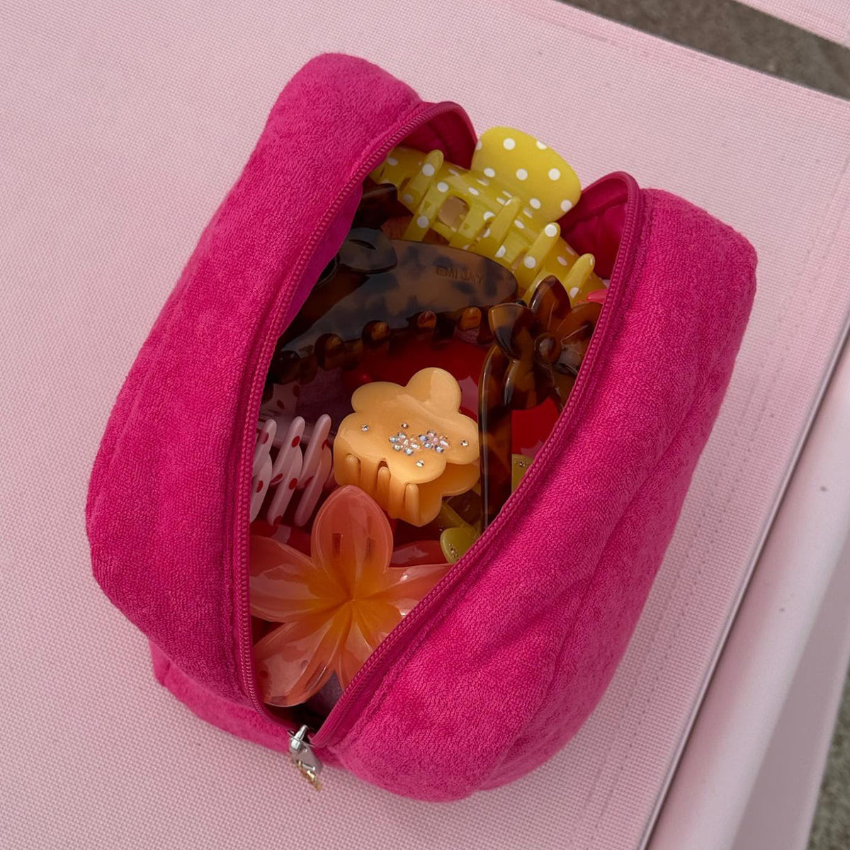Midi Blossom Clip in Peach Bloom