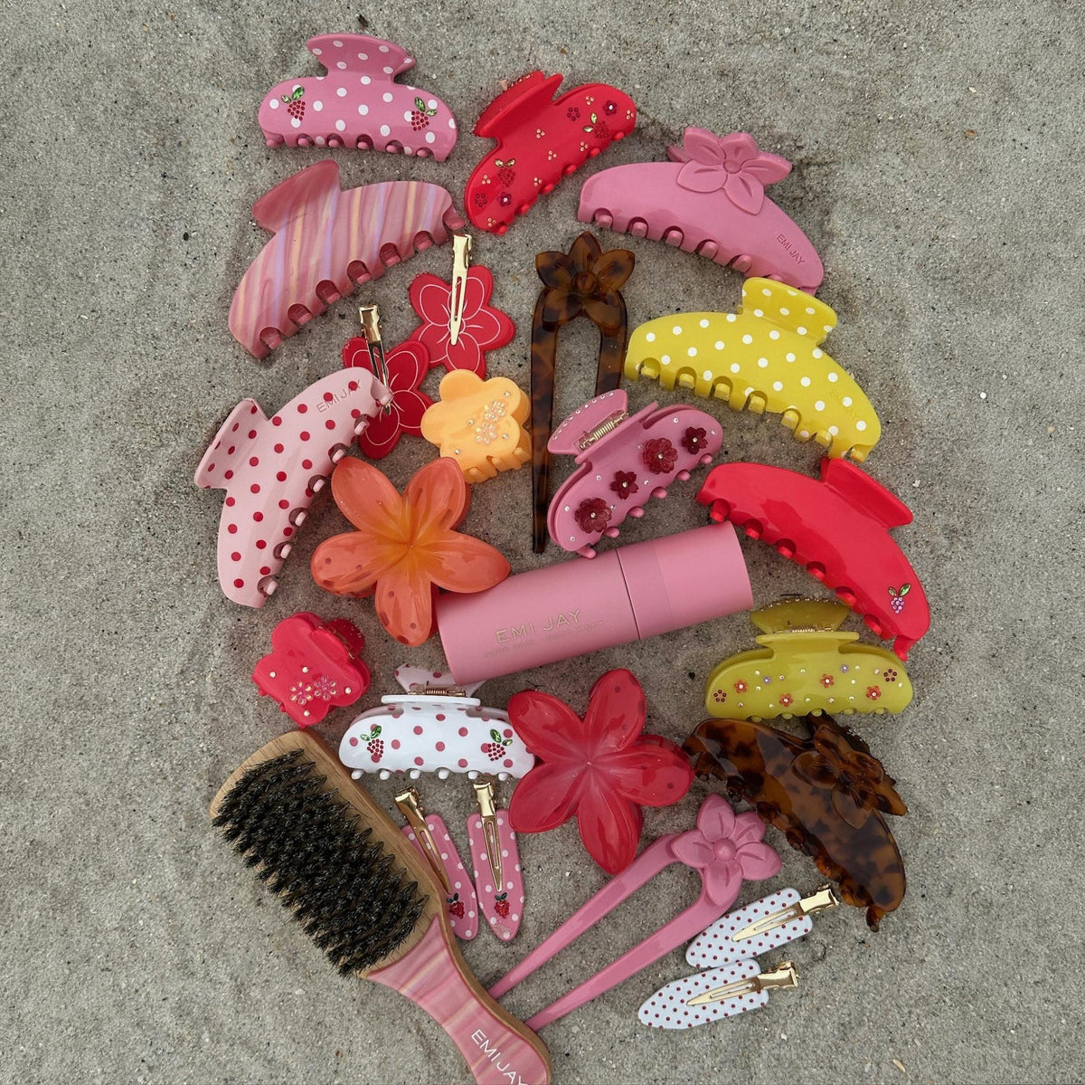 Midi Blossom Clip in Peach Bloom