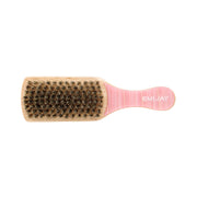Mini Boar Bristle Brush in Lychee Baby bristle view