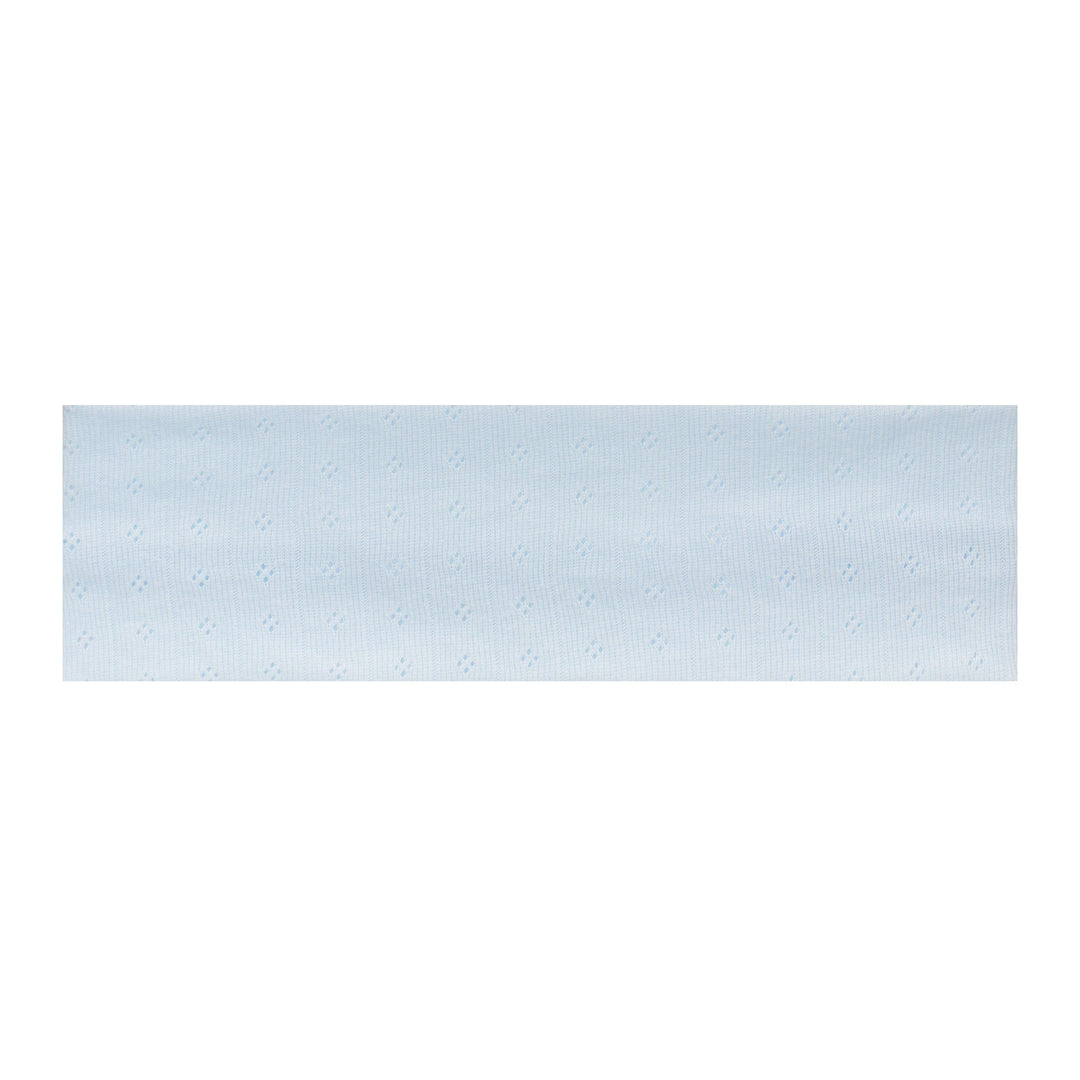 Pointelle Headband in Azure
