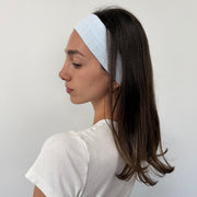 Pointelle Headband in Azure