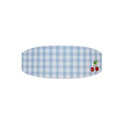 Ponytail Barrette in Blue Cherry Picnic