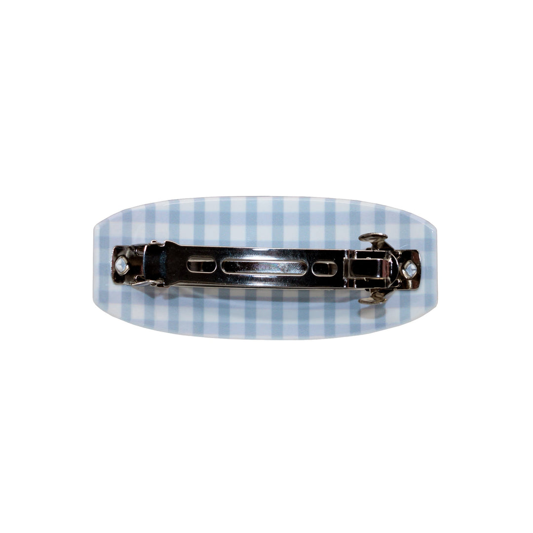 Ponytail Barrette in Blue Cherry Picnic