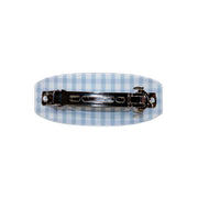 Ponytail Barrette in Blue Cherry Picnic