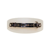 Ponytail Barrette in Grey Smoke