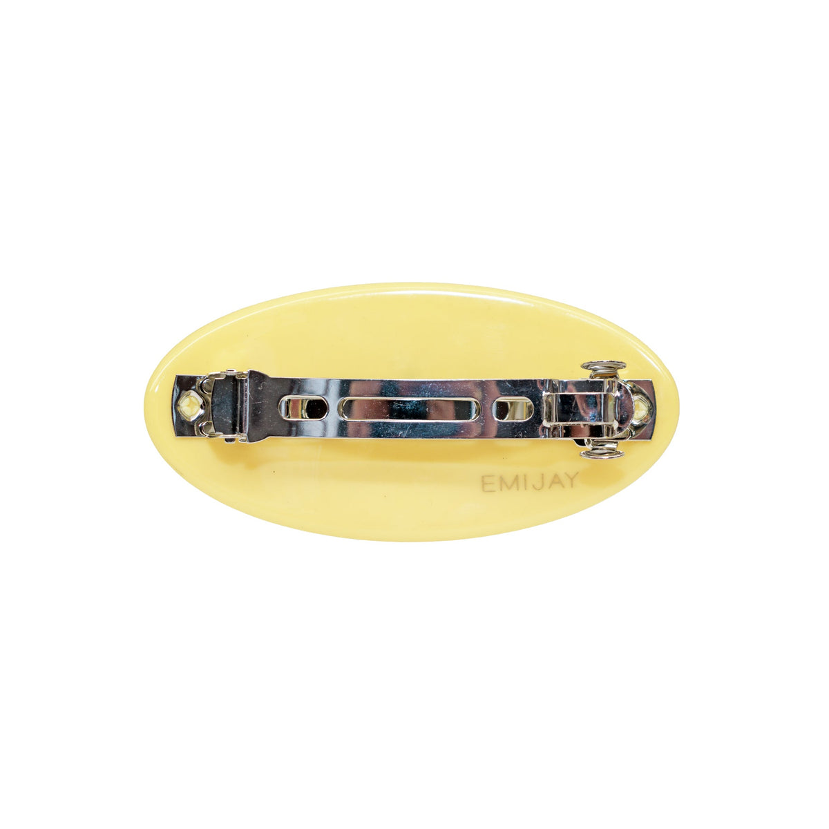 Ponytail Barrette in Lemon Drop