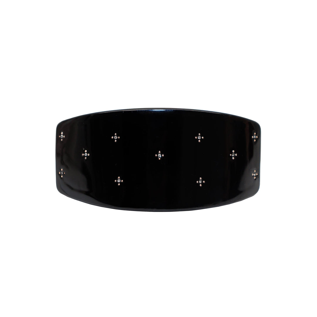 Ponytail Barrette in Midnight Magic