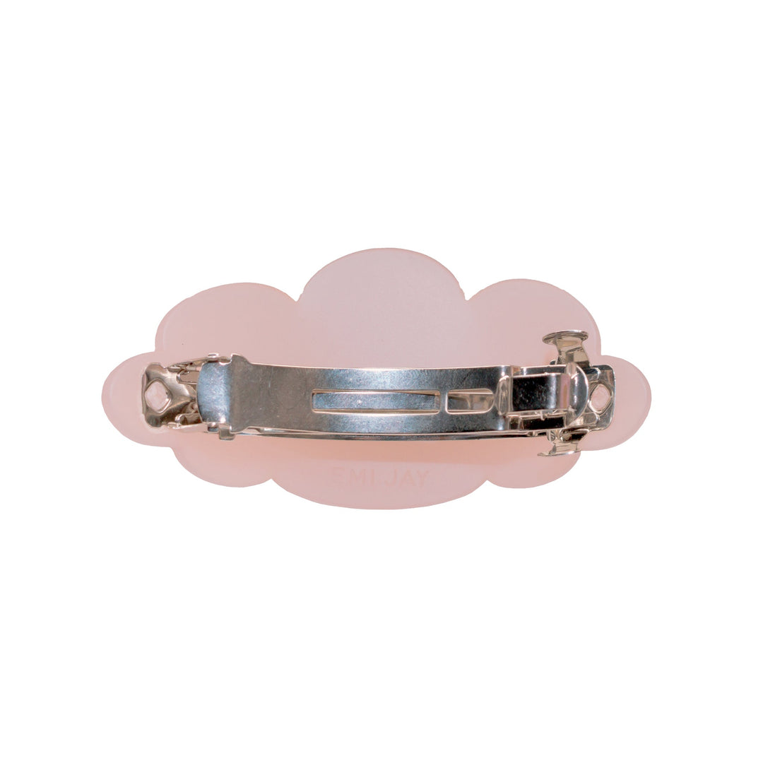 Ponytail Barrette in Pink Cloud