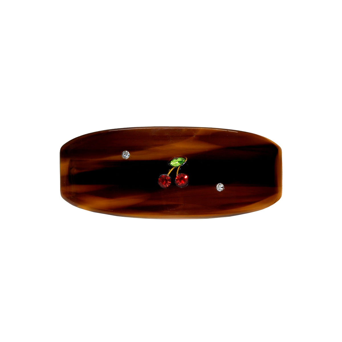 Ponytail Barrette in Tortoise Cherry