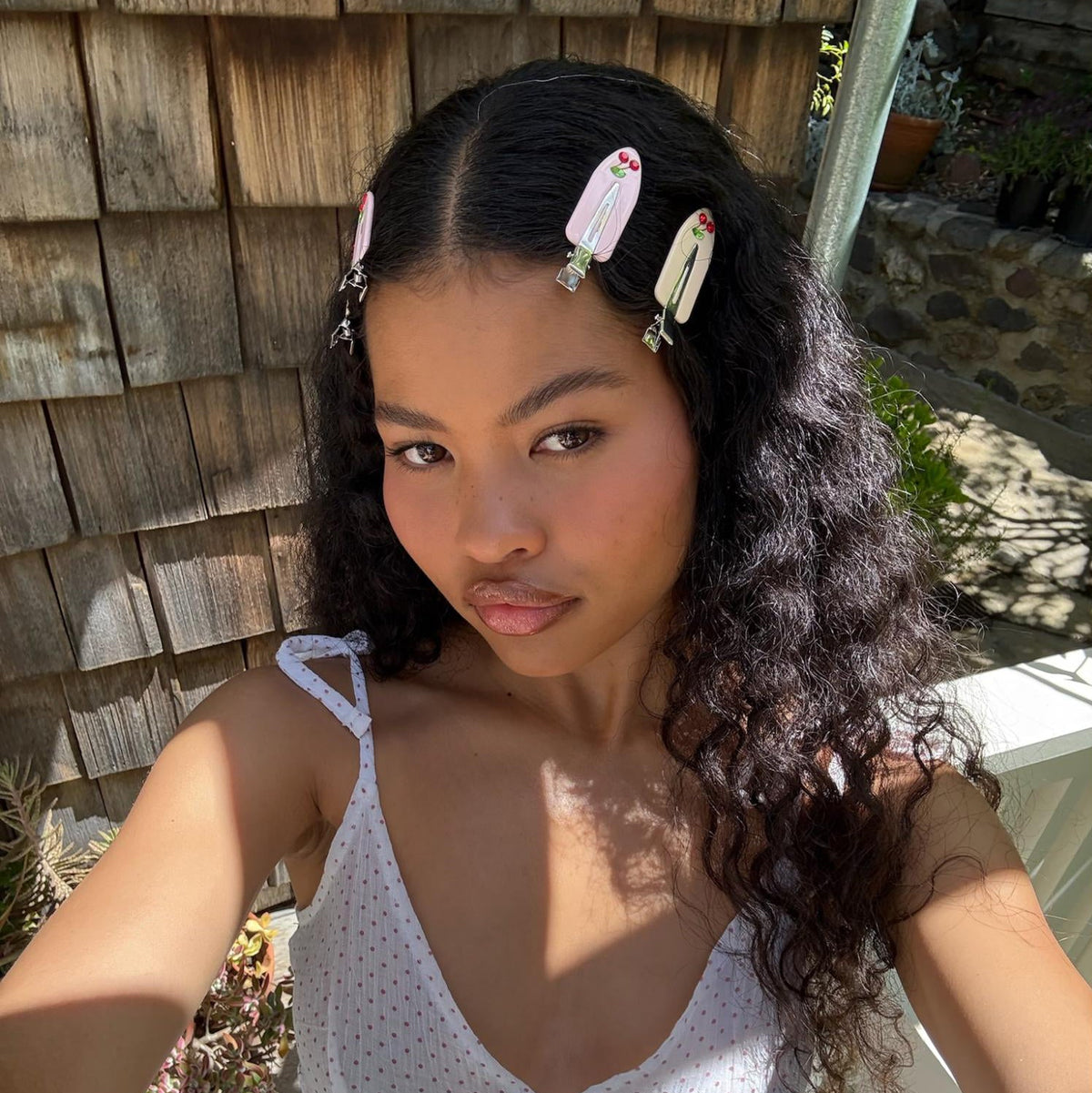 Popstar Clips in Cherry Baby