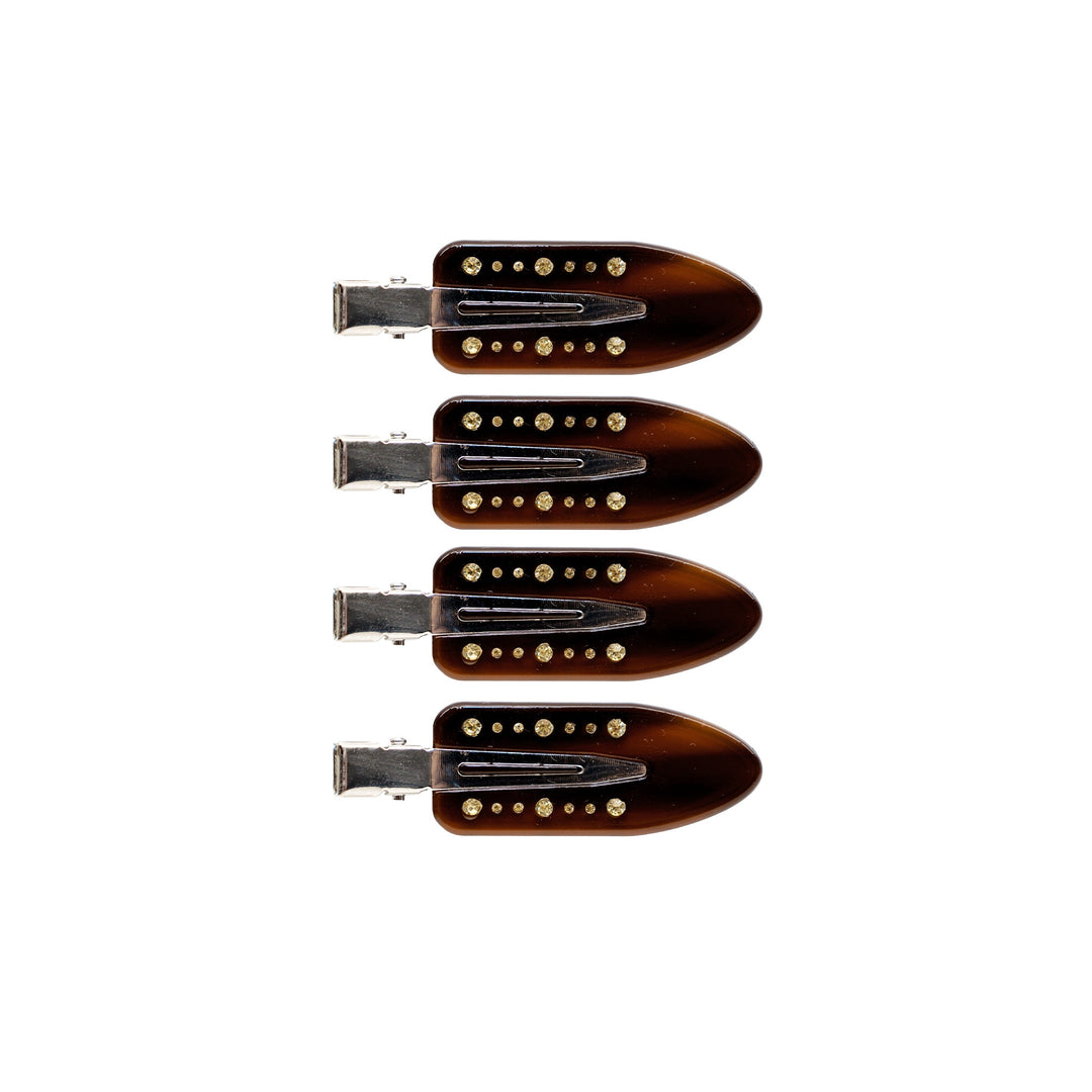 Popstar Clips in Amber Glow
