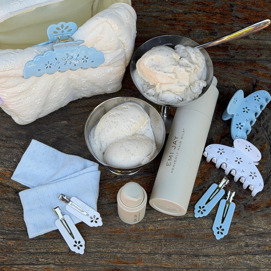 Lil Effing Clip in Blanc Petal Eyelet