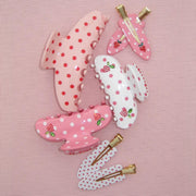 Popstar Clips in Sweet Berry Dot