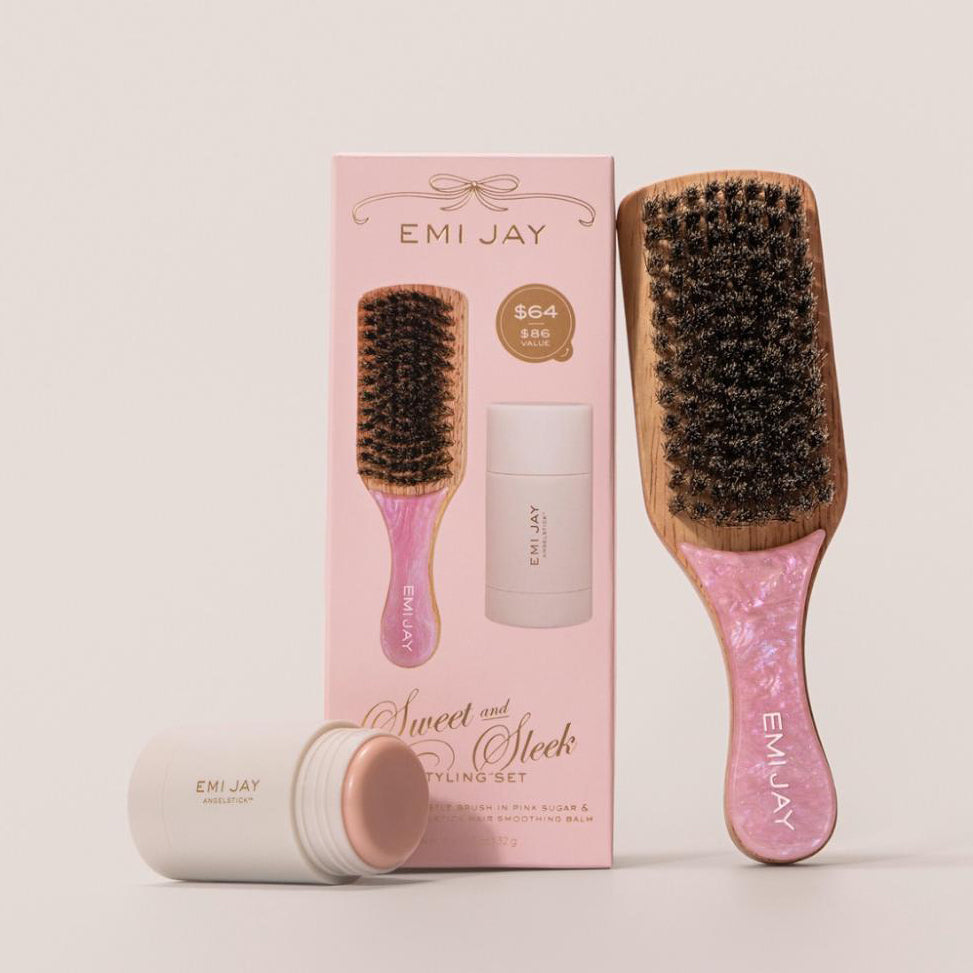 Sweet and Sleek Styling Gift Set in Pink Sugar