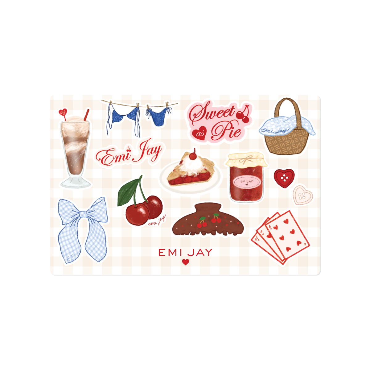 Sweet as Pie Sticker Set